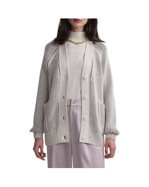 Varley Jude Plated Cardigan - Brown