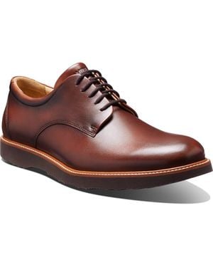 Samuel Hubbard Shoe Co. Founder Plain Toe Derby - Brown