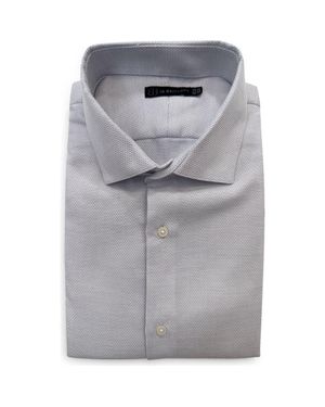 JB Britches Trim Fit Dress Shirt - Gray
