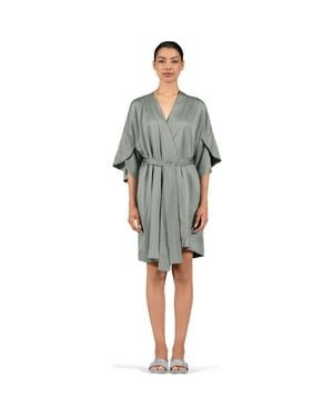 Toga Naomi Short Bathrobe - Gray