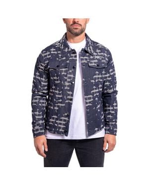 Maceoo Ascension 0029 Denim Jacket - Blue