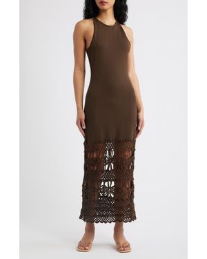 Torn By Ronny Kobo Nina Racerback Body-Con Dress - Brown