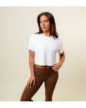 while on earth™ Range Tee - White