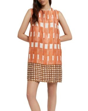 Ottod'Ame Viscose Short Dress - Orange