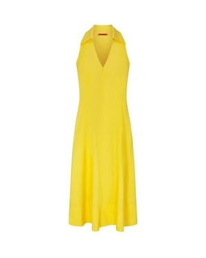 Simon Miller Nava Poplin Midi Dress - Yellow