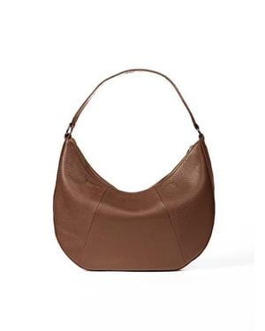 Deux Mains Saddle Shoulder Bag - Brown