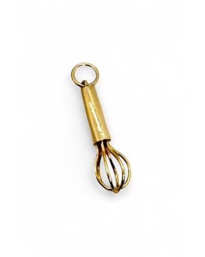 Leslie Paige Whisk Charm - White