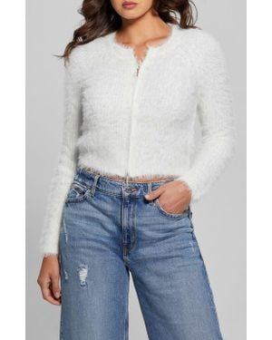 Guess Avery Zip Cardigan - Blue