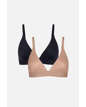 Negative Underwear Glacé Triangle Bra - Blue
