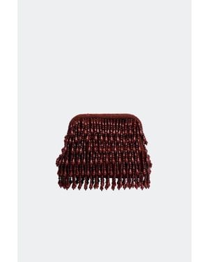 Simon Miller Beaded Drop Clutch - Red