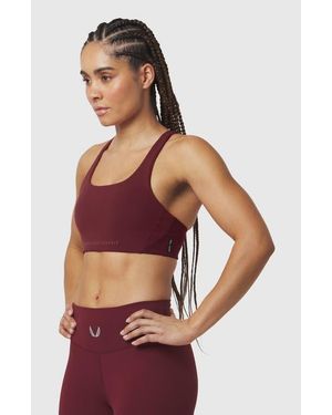 ASRV Lycra Hybrid Sports Bra - Red