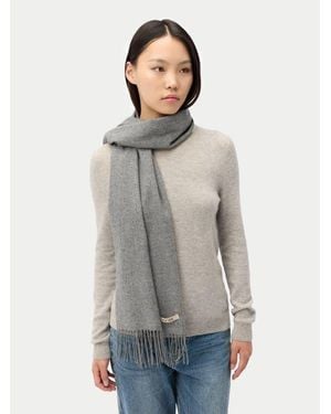 GOBI Mongolian Cashmere Cashmere Twill Shawl - Gray