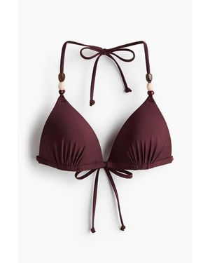 H&M Push-Up Triangle Bikini Top - Red