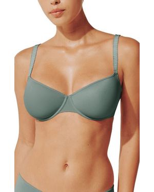 Thirdlove 24/7 Classic Underwire T-Shirt Bra - Green