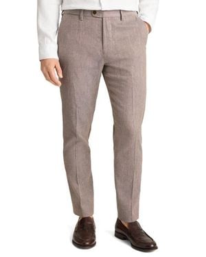 Bonobos Primo Cotton & Linen Blend Chinos - Gray