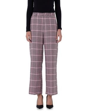 Endless Rose Houndstooth Check High Waist Pants - Multicolor