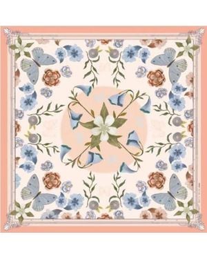 Matty Miller Studio 100% Silk Scarf Columbine - Blue