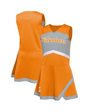 Outerstuff Girls Youth Tennessee Volunteers Cheer Captain Sweater Dress - Orange
