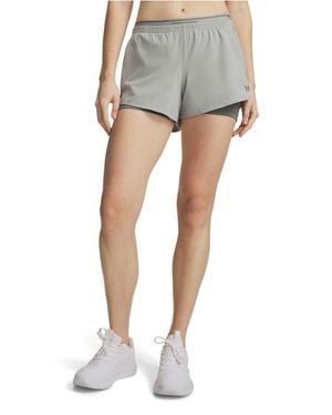 Under Armour Vanish 2-In-1 Athletic Shorts - Gray
