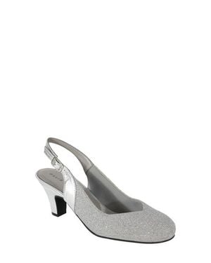 David Tate Avenue Slingback Pump - White