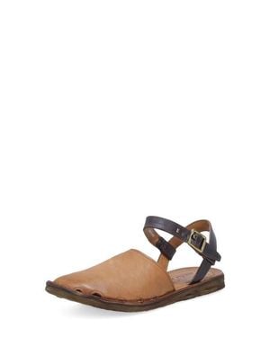 A.s.98 Rodrick Ankle Strap Flat - Natural
