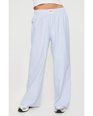 Princess Polly Beach House Stripe Pants - Blue