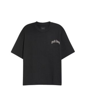 PacSun Dift Away Oversize Waffle Graphic T-Shirt - Black