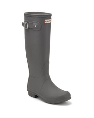 HUNTER Original Tall Waterproof Rain Boot - Gray
