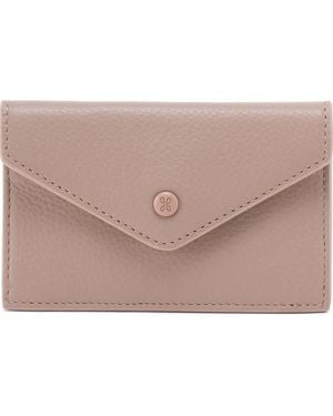 Hobo International Goldie Leather Card Case - Pink