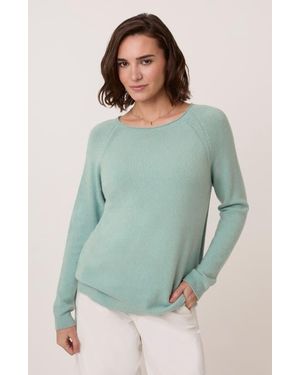 Celtic & Co. Roll Edge Crew Neck Sweater - Green