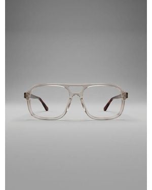 NCMPRBL Axis 03 Smoke Oak 53Mm Flat Top Eyeglasses - Multicolor