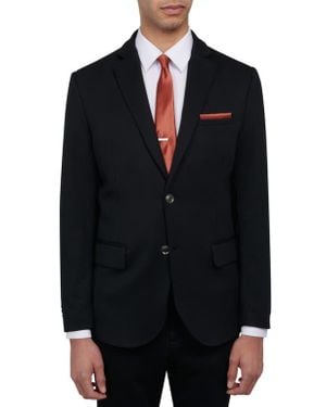 Brooklyn Brigade Slim Fit Performance Knit Sport Coat - Black