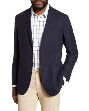 Mizzen+Main Lavelle Summerweight Wool Blazer - Blue