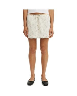 Cotton On Edie Mini Skirt - White