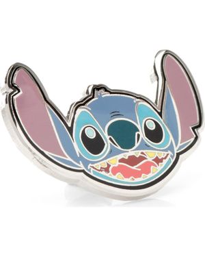 Cufflinks Inc. Stitch Happy Face Lapel Pin - Blue