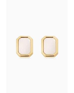 Oradina 14K Horizons Studs - Natural
