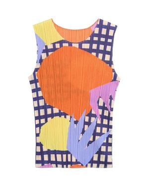Issey Miyake Market Plissé Shell - Blue