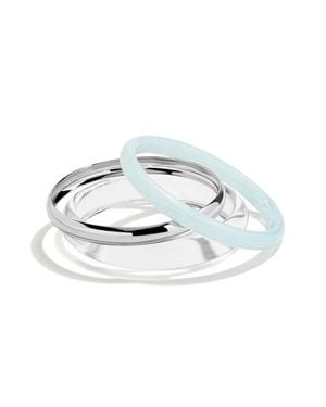 BaubleBar Raven Set Of 3 Bangle Bracelets - Metallic