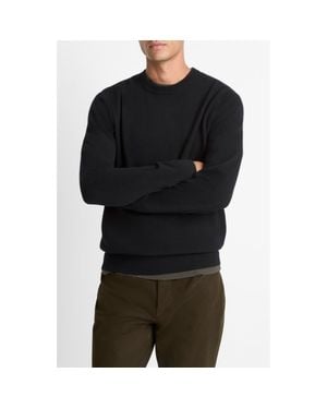 Vince Cashmere Crewneck Sweater - Black