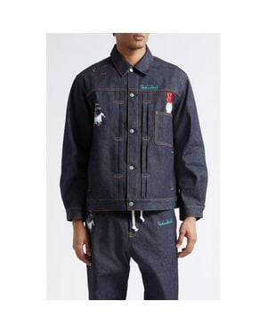 Undercover Denim Shirt Jacket - Blue