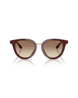 Armani 49Mm Round Sunglasses - Multicolor