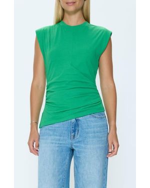 Pistola Nya Ruched Muscle T-Shirt - Green