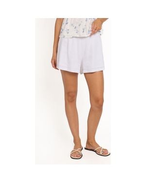 Petal & Pup Donna High Waist Shorts - White