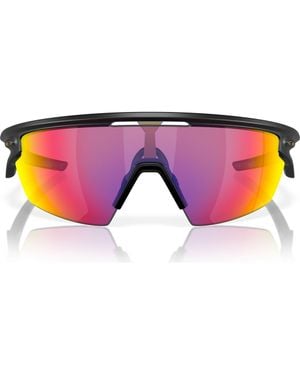 Oakley Gender Inclusive Sphaera 36Mm Polarized Rectangle Sunglasses - Purple