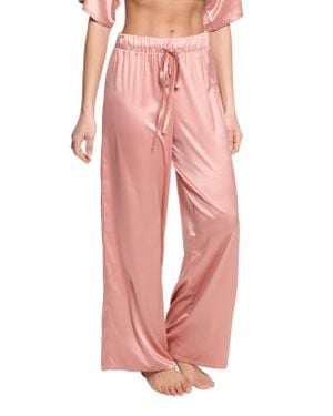 Hanky Panky Luxe Satin Pajama Pants - Pink