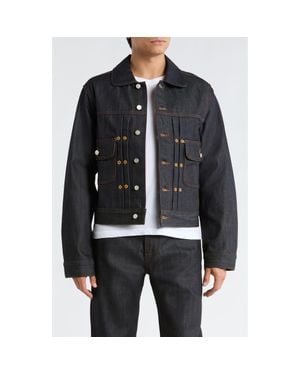 Nothing Grows Overnight Growth Denim Jacket - Black