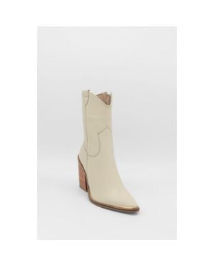 Stivali New York Western Cowboy Boots - White