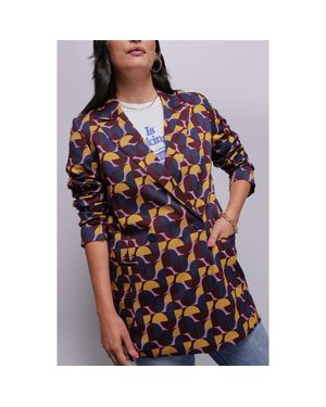 WILDFANG The Empower Double Breasted Blazer - Multicolor