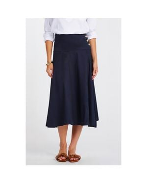 Bishop + Young Kayla Midi Skirt - Blue