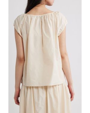Theory Easy Tie Woven Shirt - Natural